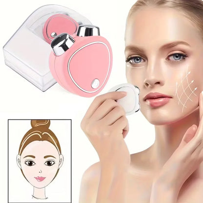 Mini Facial Massage Beauty Instrument Portable USB Charging Multifunctional Skin Care Thin Face Firming Lift Face Home Massager