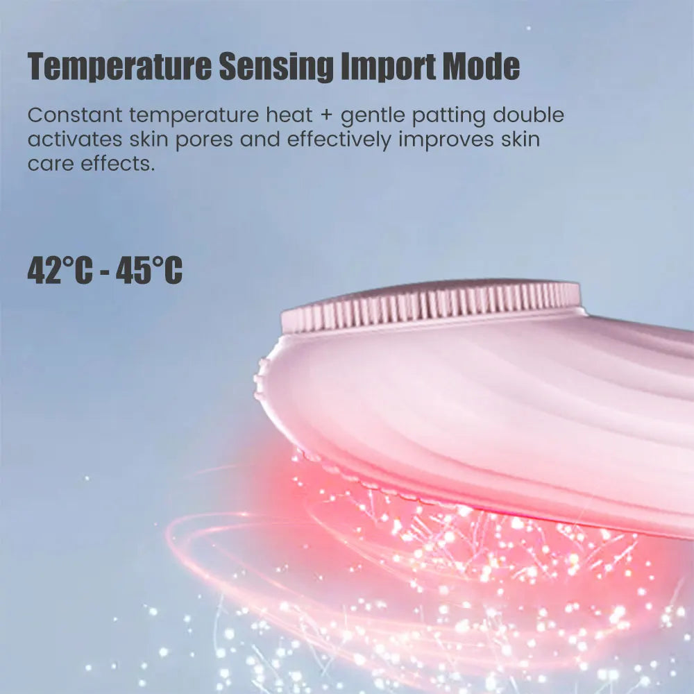 Electric Sonic Waterproof Facial Cleansing Brush Skin Deep Cleaning Scrubber Exfoliating Vibrating Deep Clean Face Cleaner Tool