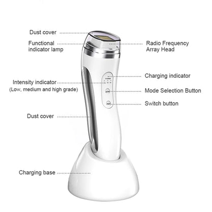Radio Frequency Facial Lifting Machine Dot Matrix Wrinkle Removal SKin Tightening RF High Frequency Facial Care Device