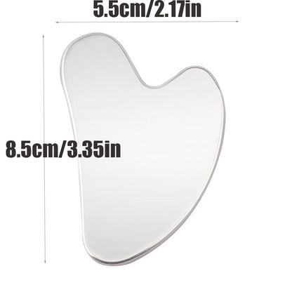 1PC Stainless Steel Gua Sha Scraper Skin Beauty Care Face Massager Full Body Neck Guasha Detox SPA Masssage Tool Stress Relax