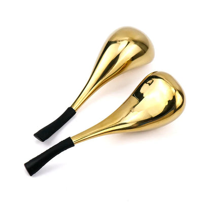 1/2PCS Ice Globes for Face Stainless Steel Golden Silver Cryo Sticks Face Roller Cold Heat Relief Beauty Facial Massage Tools