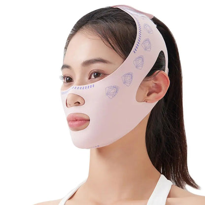 Double-deck Face Slimming Bandage Face Lifting Belt V Line Face Shaper Cheek Chin Lift UP Strap Anti Wrinkle Facial Band Beauty